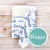 Kit Manta + Naninha Plush - Tema Nome