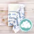 Kit Manta + Naninha Plush - Tema Nuvem