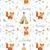Trio Paninho de Boca - Tema Raposa Teepee - comprar online