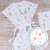 Robe Adulto Algodão - Tema Coração & Folhas