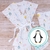 Robe Adulto Algodão - Tema Pinguim
