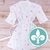 Robe Adulto Tricot - Tema Flor de Lis