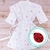 Robe Adulto Tricot - Tema Joaninha