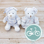 Ursinho Roupa Plush - Tema Bicicleta