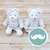 Ursinho Roupa Plush - Tema Bigode