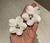 Grinalda Grampo para Noivas flores em porcelana fria - Luma na internet