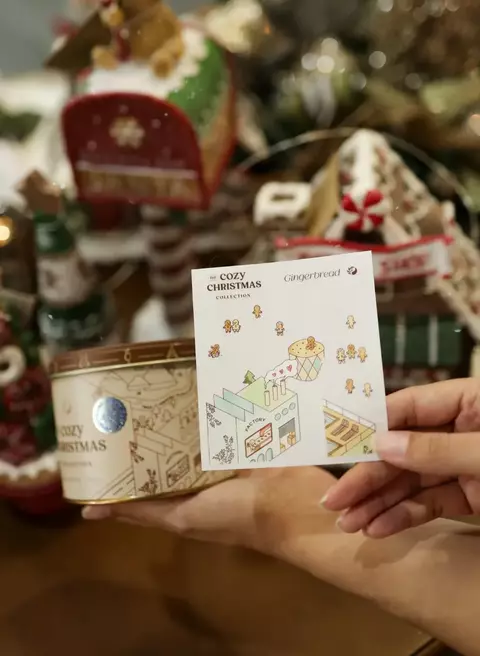 Cartela de Adesivos Cozy Christmas - Gingerbread - buy online