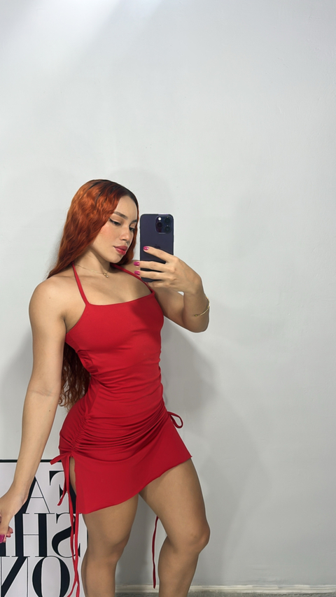 Vestido Olivia vermelho - comprar online