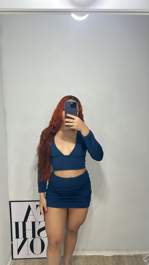 Conjunto Tayla Azul Marinho - comprar online