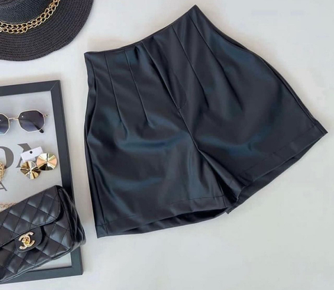 Short couro fake - comprar online
