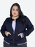 Jaqueta Bomber Feminina Plus Size Casaco Com Bolsos