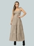 Imagem do Vestido Longo Elegante Feminino Com Alça Ajustável Com Bojo Festa Tricoline