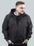 Jaqueta Masculina Forrada Corta Vento Casaco Impermeável Plus Size