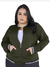 Jaqueta Bomber Feminina Plus Size Casaco Com Bolsos - loja online