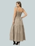 Vestido Longo Elegante Feminino Com Alça Ajustável Com Bojo Festa Tricoline - comprar online