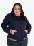 Jaqueta Bomber Feminina Plus Size Casaco Com Bolsos na internet