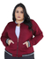 Jaqueta Bomber Feminina Plus Size Casaco Com Bolsos - loja online