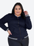 Jaqueta Bomber Feminina Plus Size Casaco Com Bolsos - Donna Martins