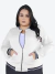 Imagem do Jaqueta Bomber Feminina Plus Size Casaco Com Bolsos
