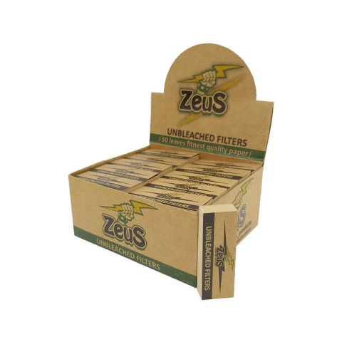 Filtros Tips cartón unbleached Zeus Large (1064)