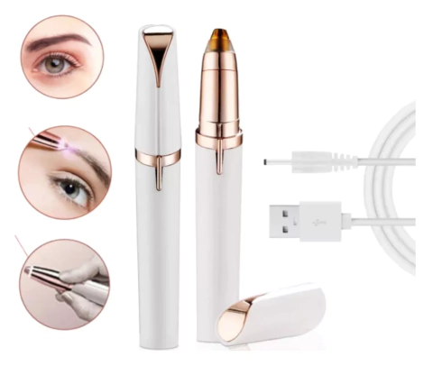 Depilador Sin Dolor Cara Ceja Axila Usb Apto Viaje