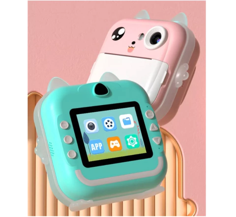 Mini Cámara Impresora Para Niños