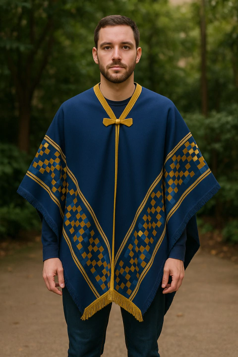 Poncho Argentino Gaucho Unisex Tradicional