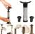 Bomba Vacio Para Botella De Vino Con 2 Tapones Acero Inox - comprar online