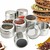Set X6 Especieros Frasco Condimenteros Imantados Con Soporte Rectangular en internet