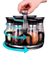 Set X6 condimenteros especiero giratorio frascos vidrio - comprar online