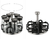 Set X6 condimenteros especiero giratorio frascos vidrio en internet