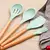 Set Utensilios De Cocina x 12 Piezas Silicona Mango Madera - tienda online