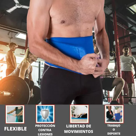 Faja Termica Ultra Reductora Abdominal Neopreno Unisex