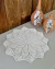 Tapete Mandala Boho Redondo 55cm Crochê Artesanal - comprar online