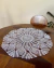 Toalha De Mesa Abacaxi P 70cm Crochê Artesanal na internet