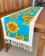Caminho Trilho De Mesa 2,00m x 40cm Tear Chita Duplaface