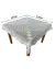 Toalha De Mesa Quadrada 1,20x1,20m Crochê Artesanal - loja online