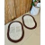 Kit 2 Tapetes 65x45cm Oval Telinha Crochê Artesanal na internet