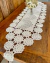 Caminho De Mesa 1,65mx45cm M Barbante Fino Crochê Artesanal - comprar online