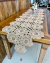 Caminho De Mesa 2,10mx45cm Extra Trançado Liso Crochê