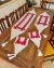 Imagem do Jogo De Caminho De Mesa Talinha 4 peças Crochê Artesanal