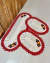 Kit Tapete e Passadeira Cozinha Oval 3 Peças Cristal Bordado - comprar online