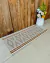 Tapete Beira De Cama Zurich 1,40m x 70cm Tear Artesanal