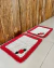 Kit 2 Tapetes 60x50cm Retangular Tijolinho Bordado - comprar online