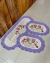 Kit Tapete e Passadeira Cozinha Oval 3 Peças Corujinha na internet