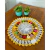 Imagem do Toalha de Bandeja Pequena Redonda Primavera 45cm Crochê Artesanal