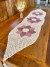 Caminho De Mesa 1,65mx35cm Folhas De Uva Crochê Artesanal - Crochê Maria Veronez