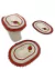 Jogo De Banheiro Em Crochê 3 Peças Bordado Flor Artesanal - comprar online