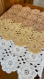 Caminho De Mesa 2,10mx45cm Extra Trançado Liso Crochê - Crochê Maria Veronez