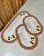 Kit Tapete e Passadeira Cozinha Oval 3 Peças Cristal Bordado - Crochê Maria Veronez